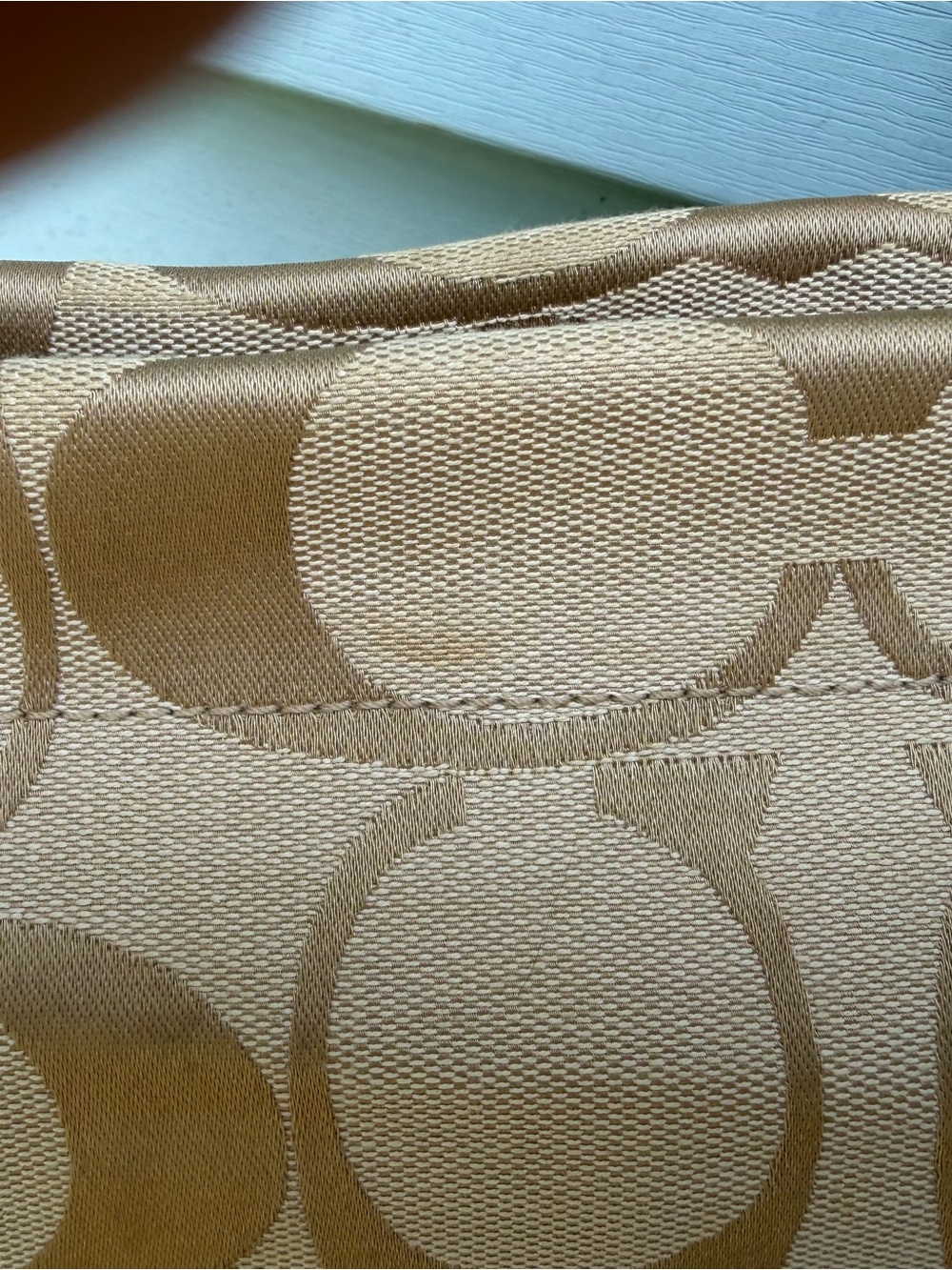 Coach Beige Signature Canvas Hobo Shoulder Bag - Picture 12 of 16